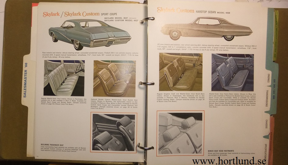 1968 Buick Features Dealer Album - 2