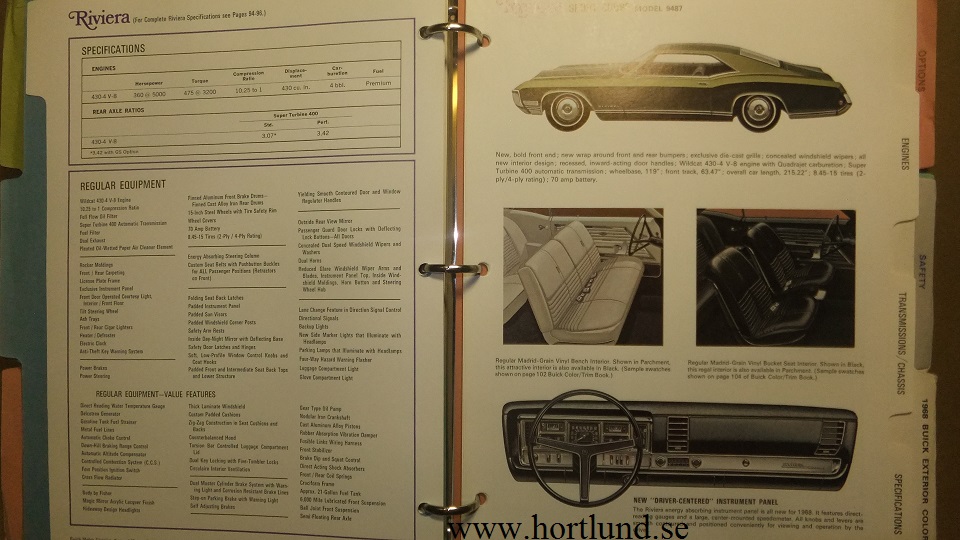 1968 Buick Features Dealer Album - 5