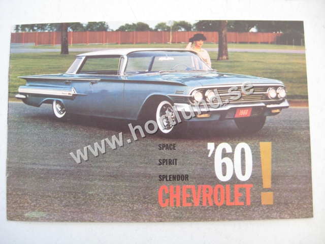 1960 Chevrolet Försäljningsbroschyr Space Spirit Splendor