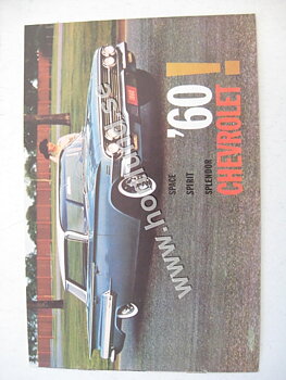 1960 Chevrolet Försäljningsbroschyr Space Spirit Splendor