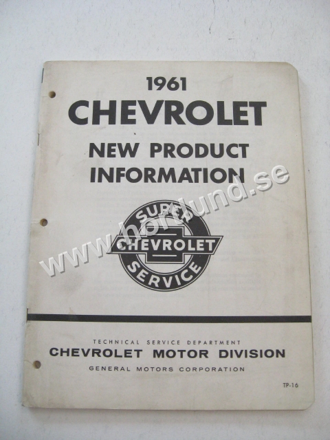 1961 Chevrolet New Product information