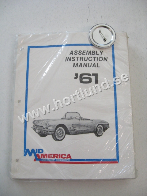 1961 Chevrolet Corvette Assembly Instruction Manual
