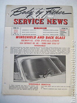 1950 chevrolet Service News No20