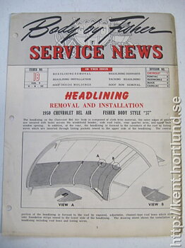 1950 chevrolet Service News No18
