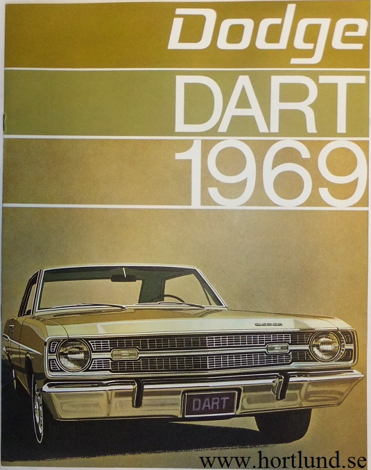 1969 Dodge Dart broschyr svensk