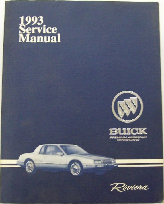 1993 Buick Riviera Service Manual
