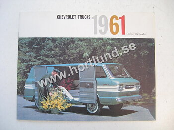 1961 Chevrolet Truck Corvair 95  models Försäljningsbroschyr