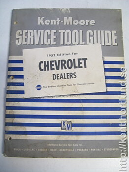 1952 Chevrolet Kent-Moore Service Tool Guide