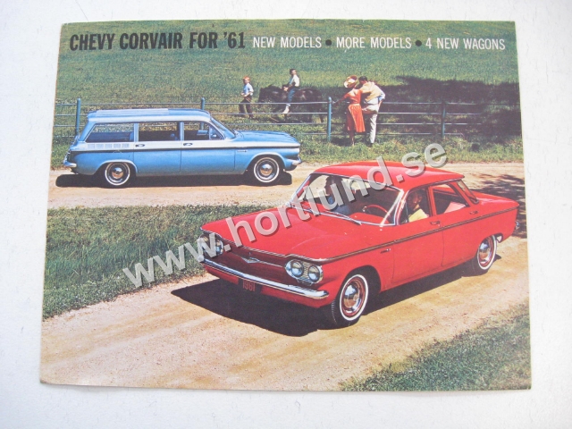 1961 Chevrolet Corvair Försäljningsbroschyr