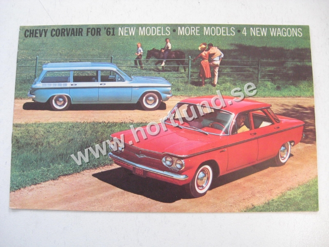 1961 Chevrolet Försäljningsbroschyr New Models