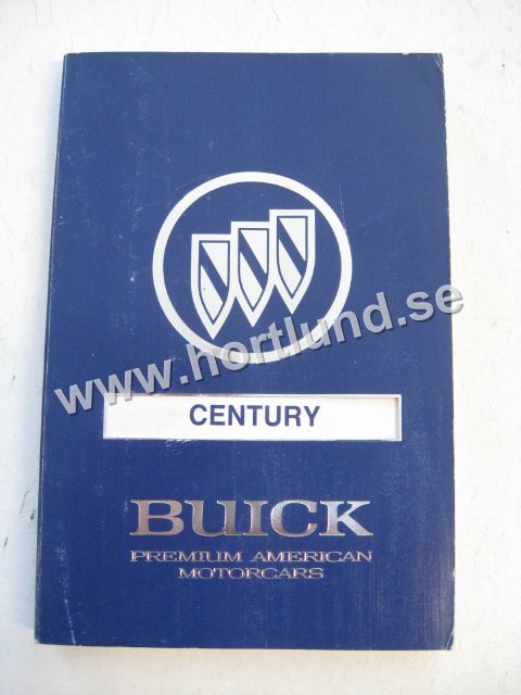 1990 Buick Century Owners Manual