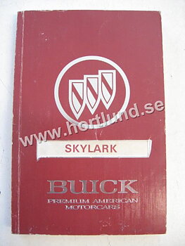 1991 Buick Skylark Owners Manual