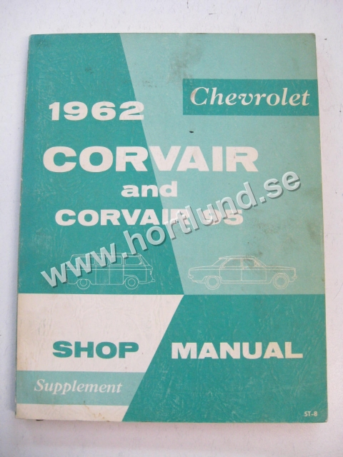 1962 Chevrolet Corvair and Corvair 95 Shop Manual Supplement
