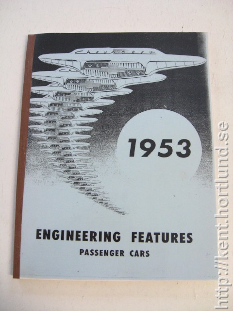 1953 Chevrolet Engineering Features Passenger Cars