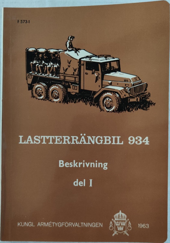 1963 Volvo TL 31, LTGB 934 Instruktionsbok