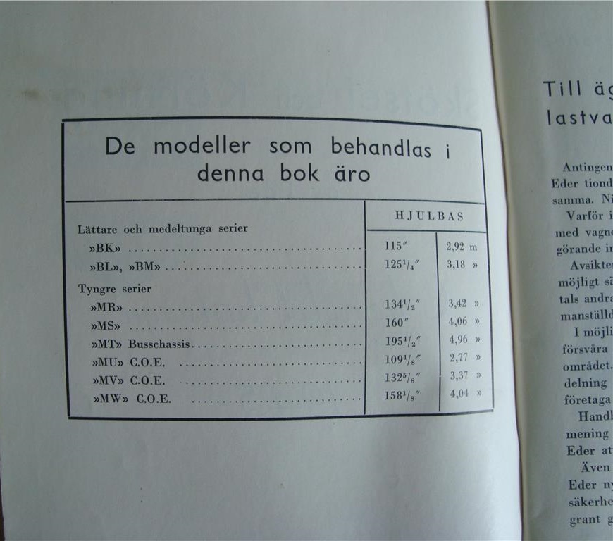 1945 Chevrolet Lastbilar Handbok Svenskt Original - 3