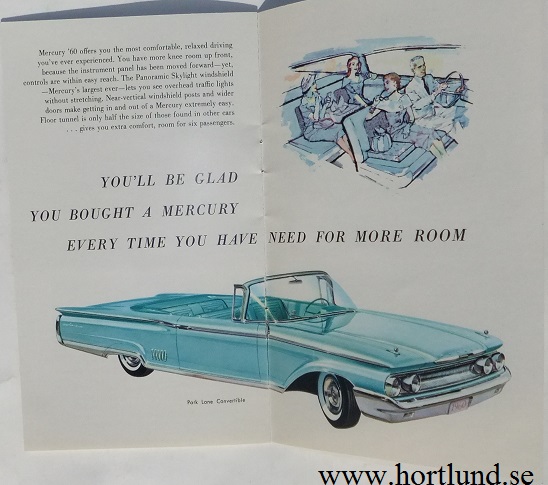 1960 Mercury broschyr - 3
