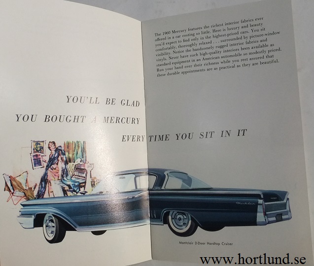 1960 Mercury broschyr - 2