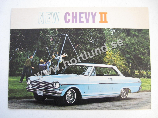 1962 Chevrolet Försäjningsbroschyr New Chevy II