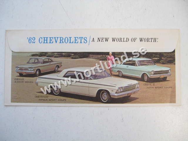 1962 Chevrolet Kuvert Oskickat