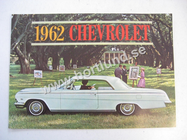 1962 Chevrolet Försäljningsbroschyr Stor