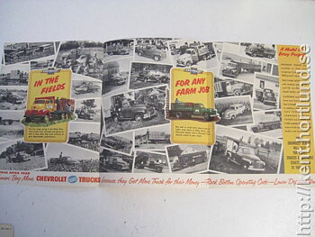 1953 Chevrolet Trucks Försäljingsfolder