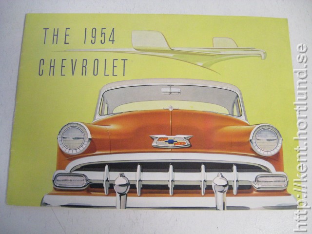 1954 Chevrolet Försäljningsbroschyr