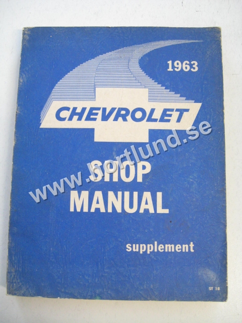 1963 Chevrolet Shop Manual Supplement