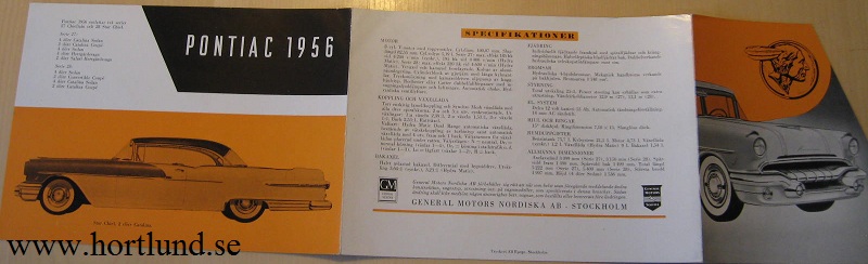 1956 Pontiac Star Chief och Chieftain broschyr svensk - 3