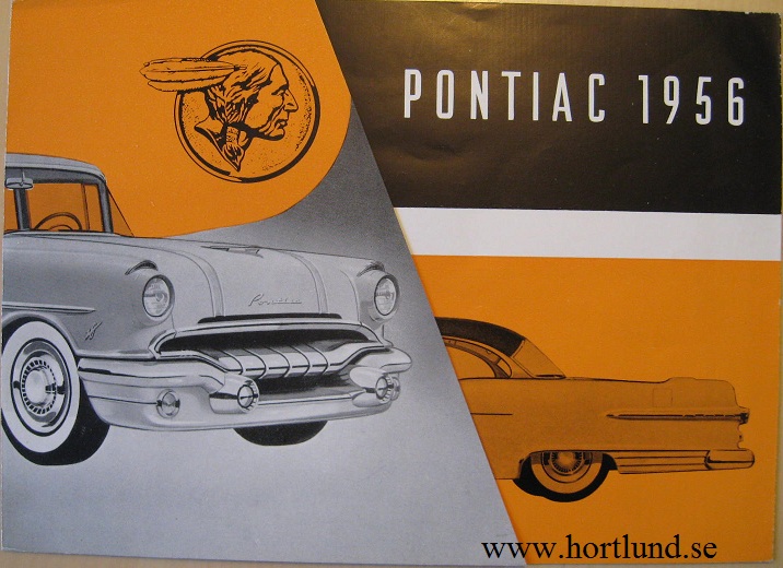1956 Pontiac Star Chief och Chieftain broschyr svensk