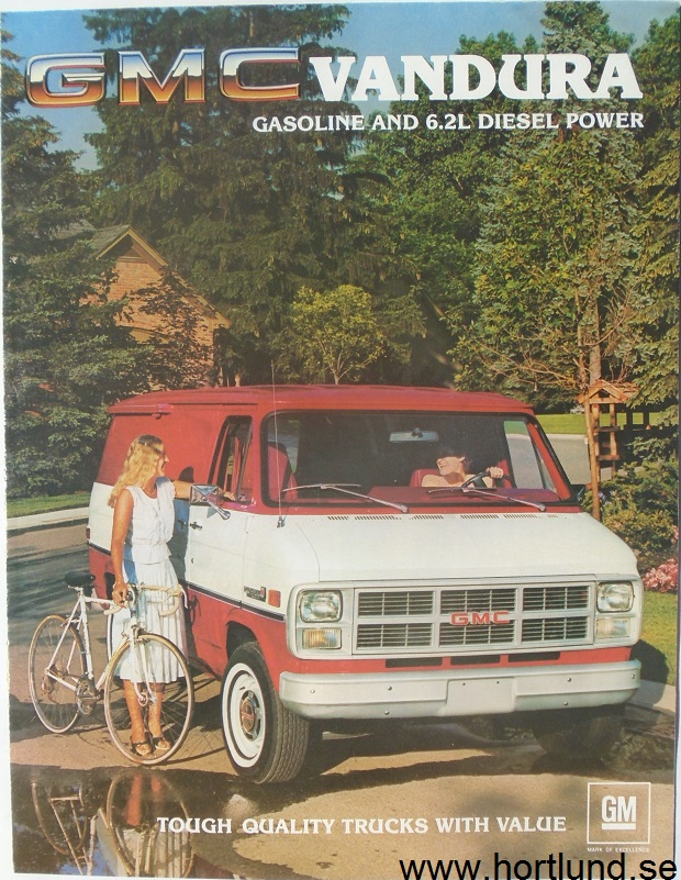 1983 GMC Vandura Broschyr