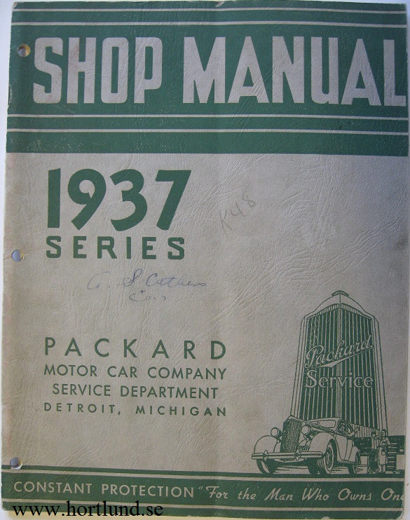1937 Packard Six, One Twenty, Super Eight and Twelve Shop Manual