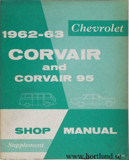 1963 Chevrolet Corvair and Corvair 95 Shop Manual Supplement