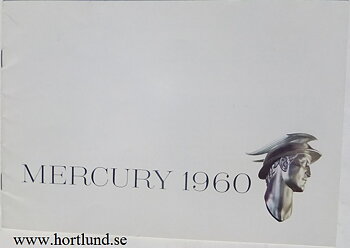 1960 Mercury broschyr standard