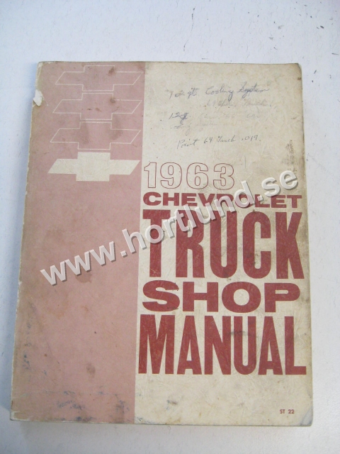 1963 Chevrolet Truck Shop Manual