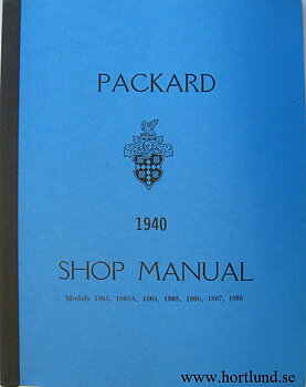 1940 Packard Shop Manual