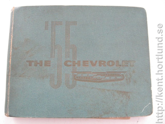 1955 Chevrolet the 1955, Dealer Album Color and Fabrics