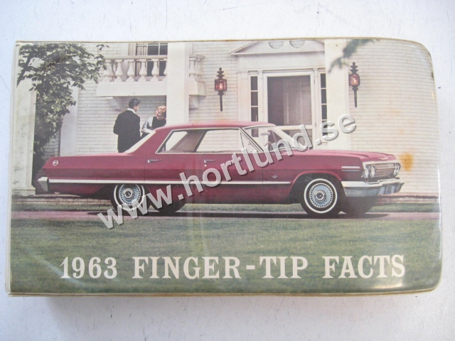 1963 Chevrolet Finger tip Facts
