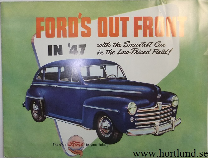1947 Ford broschyr Ford's out front...