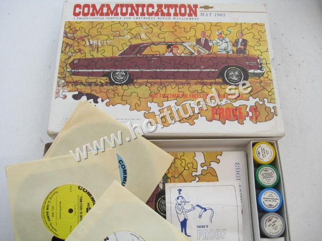 1963 Chevrolet Communication Box May Prove It! Innehåller Filmrullar samt Skivor