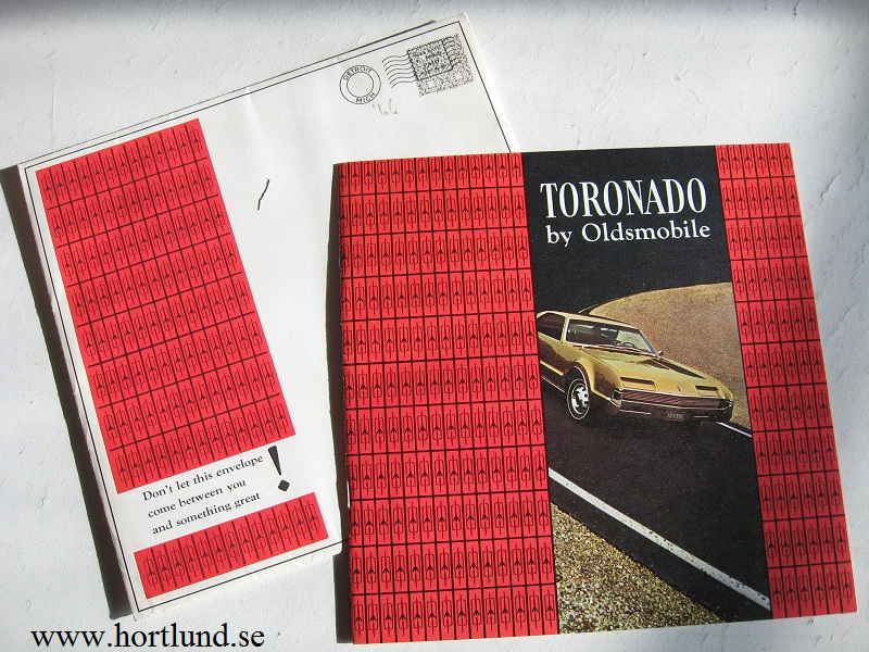 1966 Oldsmobile Toronado broschyr