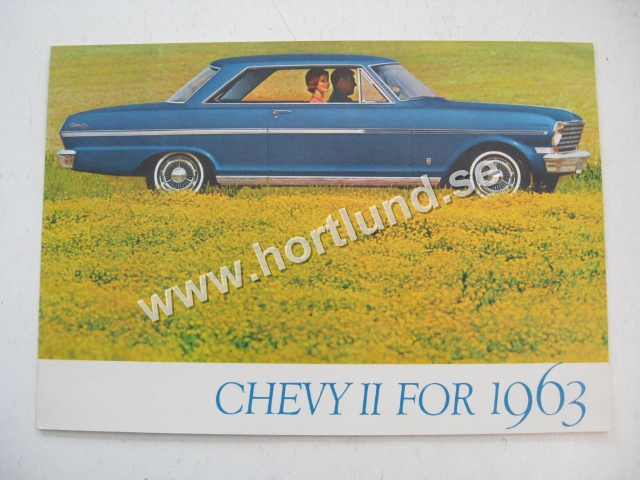1963 Chevrolet Chevy II Försäljningsbroschyr