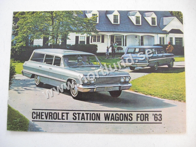 1963 Chevrolet Station Wagons broschyr