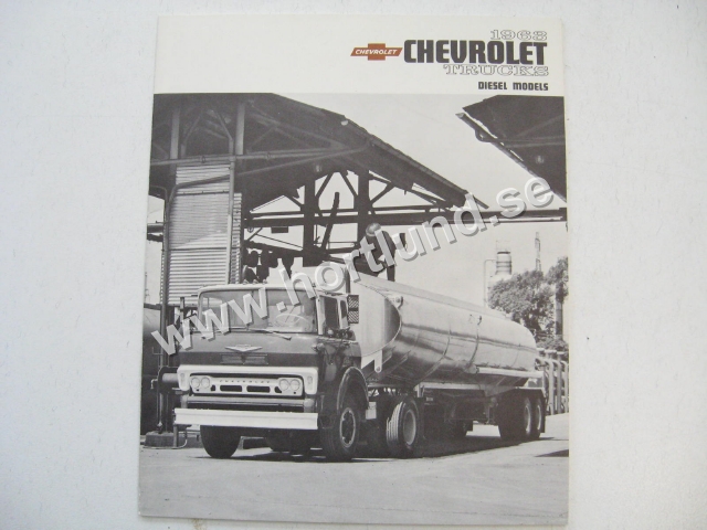 1963 Chevrolet Trucks Diesel Models Försäljningsbroschyr