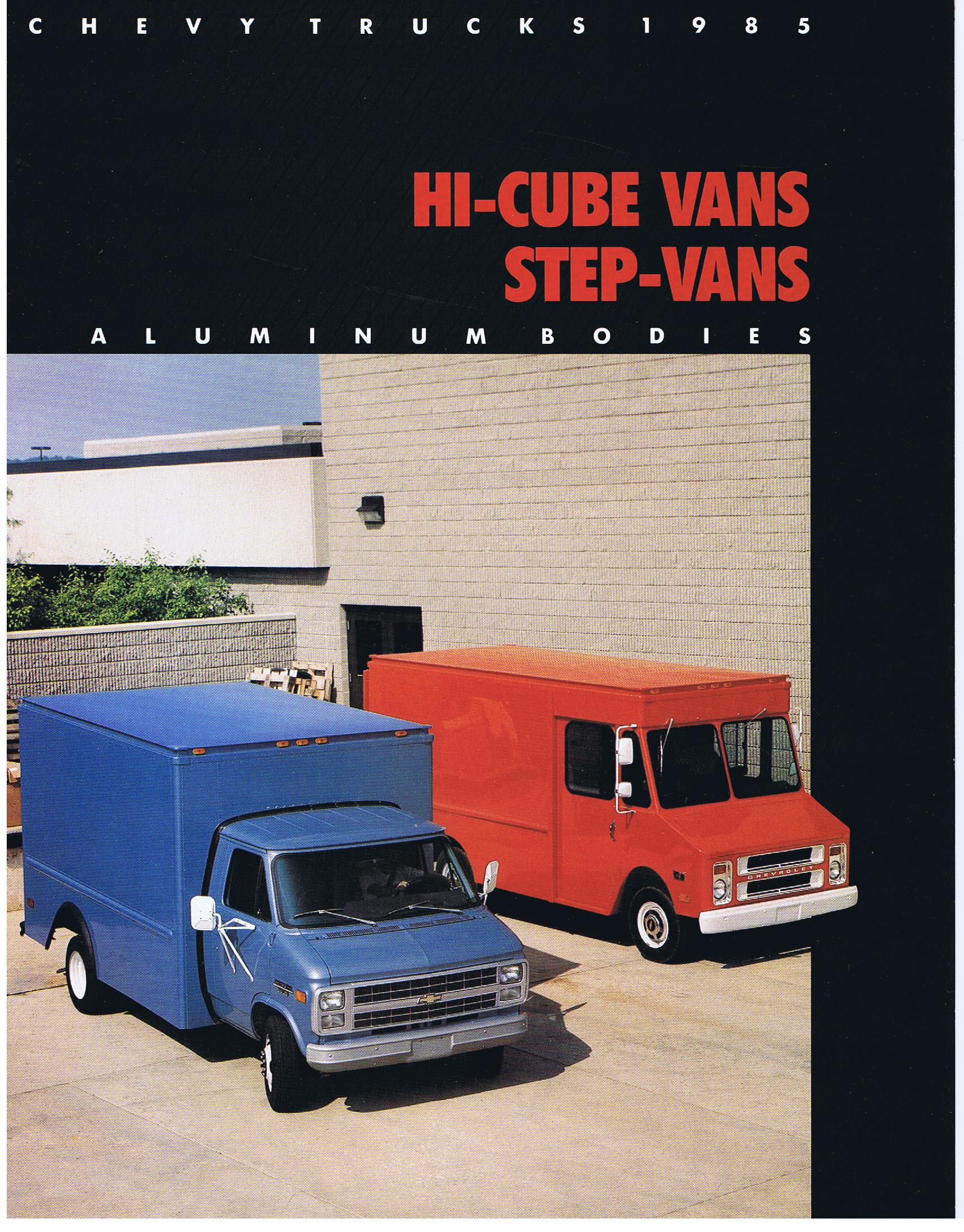1985 Chevrolet Truck Hi Cove Vans Step Vans Broschyr