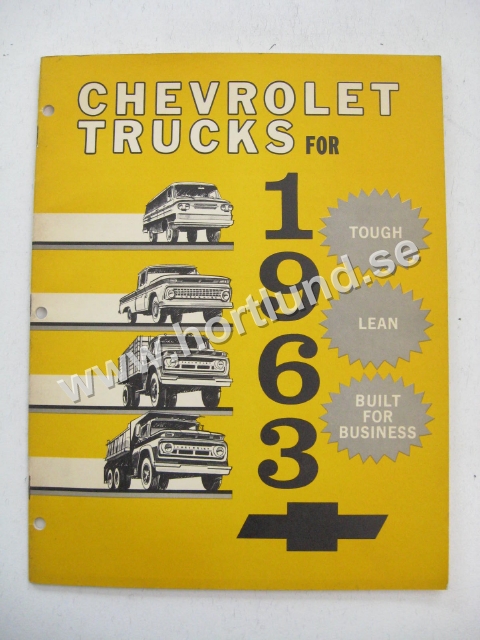 1963 Chevrolet Trucks Product line
