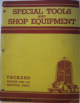 1935 - 1940 Packard Special Tools and Shop Equipment
