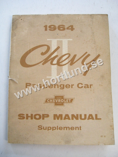 1964 Chevrolet Chevvy II Shop Manual Supplement