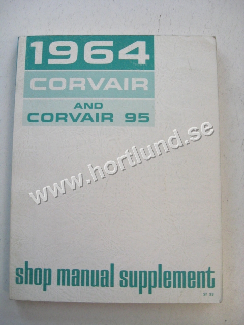 1964 Chevrolet Corvair and Corvair 95 Shop Manual Supplement