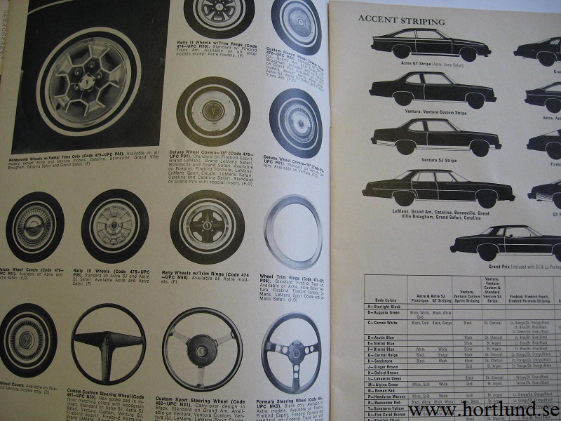 1975 Pontiac Accessories stor broschyr - 3